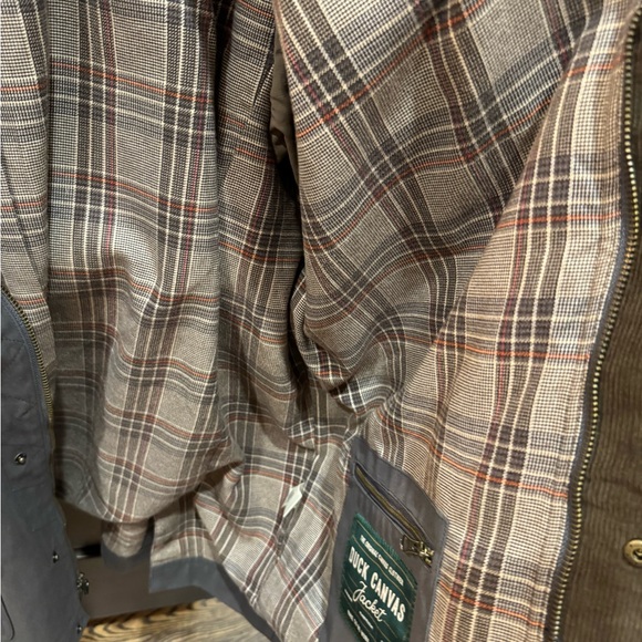 Duck Head Waxed Duck Canvas Jacket - Magnet Grey - Picture 4 of 5